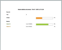 iTestServer - Printed statistics